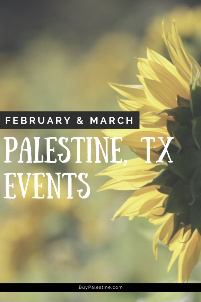 February March 2015 Palestine Tx Events