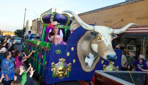 Mardi Gras Parade in Palestine, TX - Photo by Stuart Whitaker