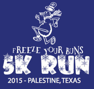 Freeze your buns palestine tx 5K run 2015