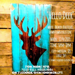 deer painting class
