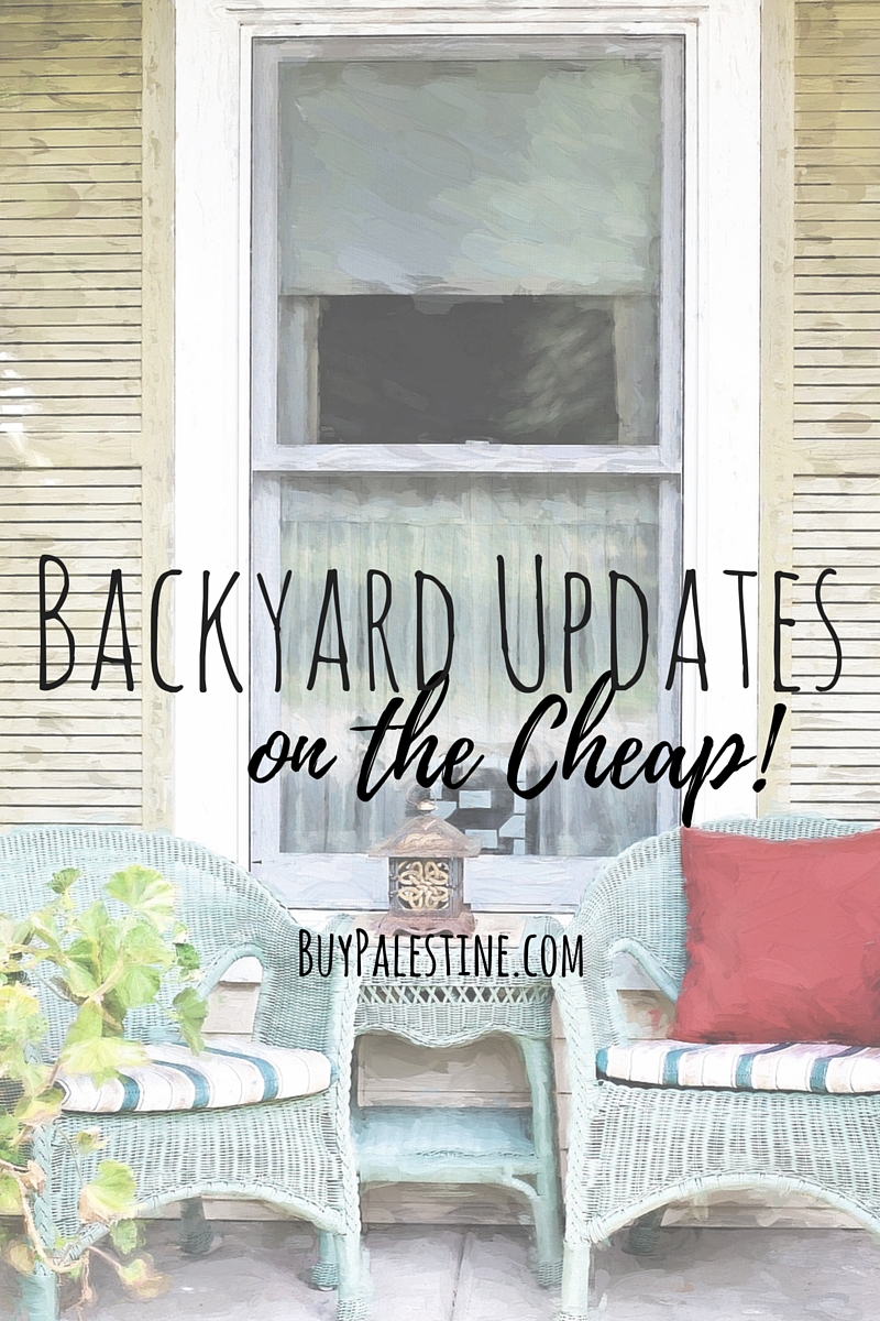 Backyard Updates on the Cheap!