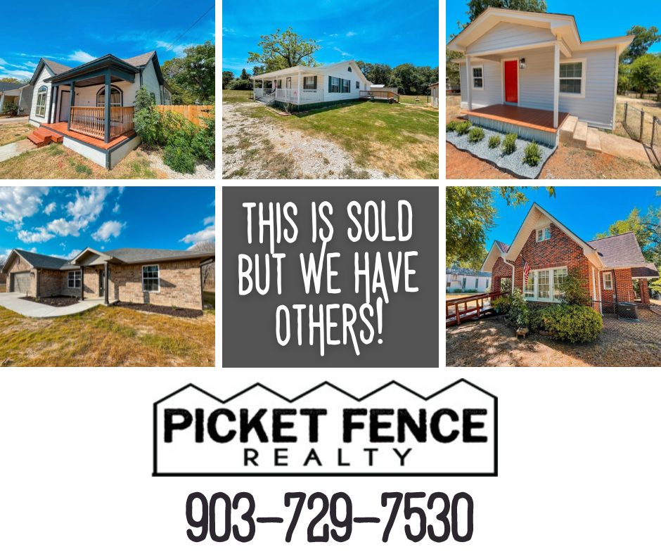 Palestine Texas Real Estate is sold with Picket Fence Realty Best